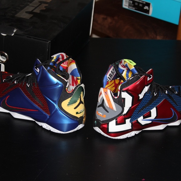 Nike LeBron 12 What the LeBron 802193-909 - Picture 4 of 7